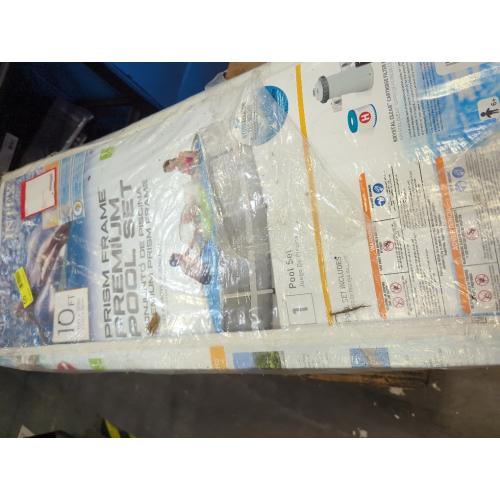 10 ft. x 30 in. Prism Frame Above Ground Pool with 330 GPH Filter Pump