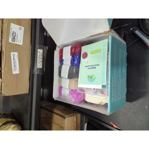 73 Piece Crochet Kit for Beginners Adults and Kids, Premium Crochet Set with 21 Crochet Hooks Set and 1500 Yards of Yarn for Crocheting Kit, Canvas Tote Bag and Lots More