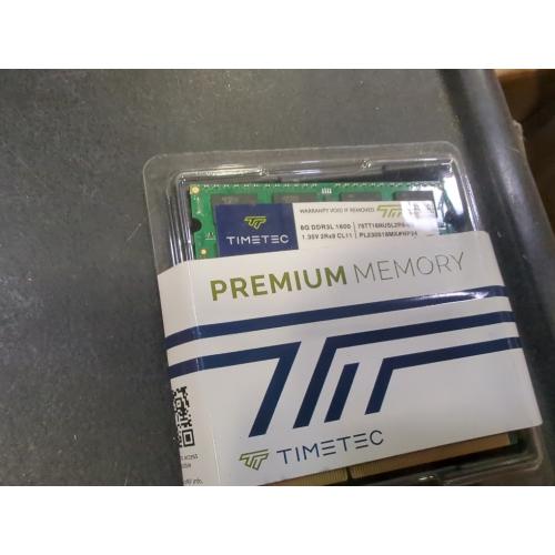 Timetec 16GB KIT(2x8GB) DDR3L/DDR3 1600MHz(DDR3L-1600) PC3L-12800 Non-ECC Unbuffered 1.35V/1.5V CL11 2Rx8 Dual Rank 204 Pin SODIMM Laptop Notebook RAM