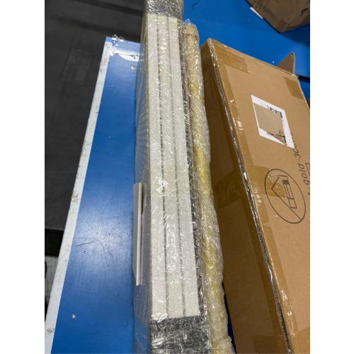 HOMEKAYT 24 Industrial Pipe Shelving, Floating Wall Shelves 3 Tier Gold Shelves with Haning Rod Multiple Use for Kitchen, Bedroom,Living Room,Bathroom