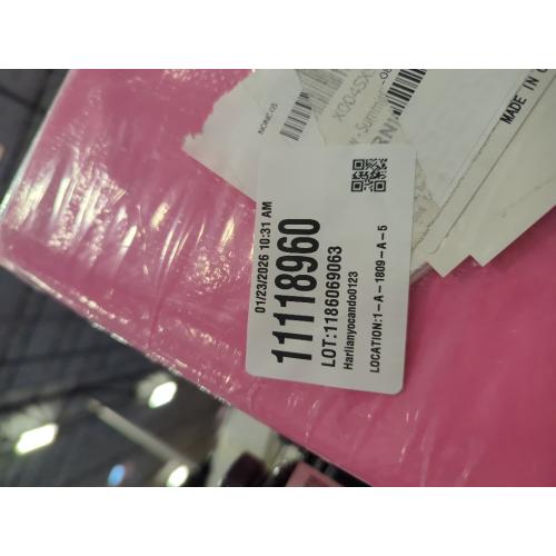 12 Pack-Extra Large Heavy Duty Moving Bags - Waterproof Storage Totes with Handles & Zippers, Foldable for College Dorm, Storage (Pink)