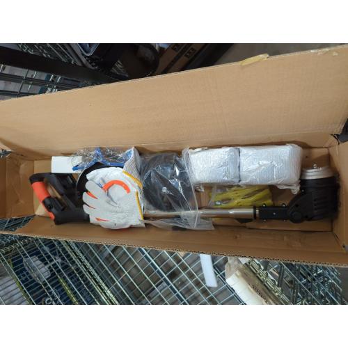 Cordless Electric Weed Wacker with Wheels, 3-in-1 Lightweight Weed Eater/Brush Cutter/Grass Trimmer Battery Powered, Includes 21V 2×4.0Ah Batteries, 5 Types Blade & Charger, for Lawn Yard Garden