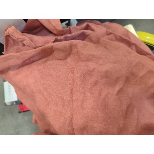 MIULEE Pack of 4 Decorative Outdoor Throw Pillow Covers Linen Waterproof Pillow Covers Farmhouse Cushion Cases for Patio Garden Tent Balcony Couch Sofa 18x18 inch Coral Red