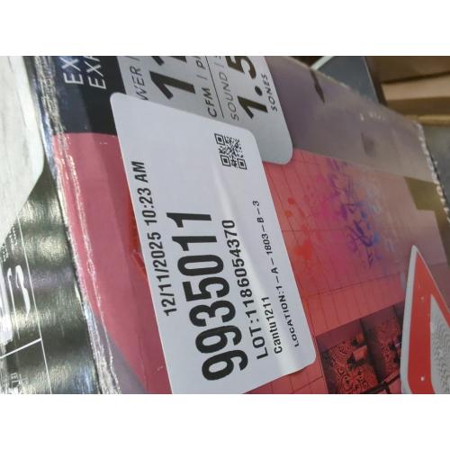 Broan-NuTone ChromaComfort Bathroom Exhaust Fan with Bluetooth Speaker, Powerful 110CFM/1.5 Sones, 24-color LED Light, SPK110RGBL, Wall Switch