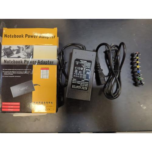 96W Universal Laptop Power Supply Charger Adapter 8pc swappable connectors