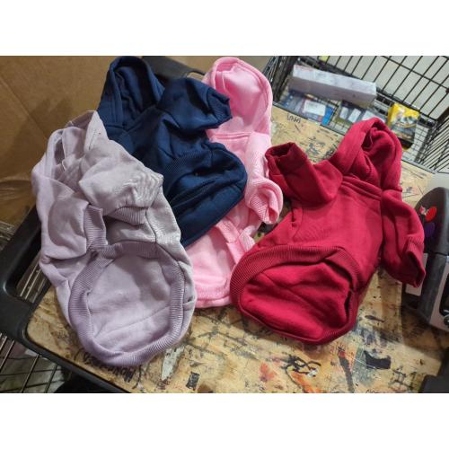 Syhood 4-Piece Small Dog Sweater Set - Dog Hoodie Clothes with Hat for Small Dogs, Chihuahua, Winter Warm Hoodies & Coat Sweater Shirt(M)