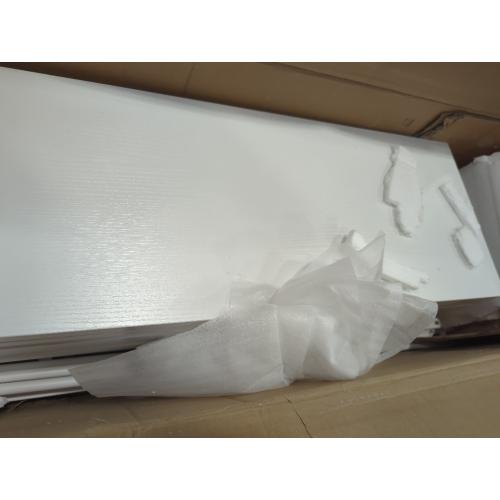 6 Tier Tall White Bookshelf, Industrial Modern Vertical Metal and Wood White Bookcases 6 Shelf,Farmhouse Open Large Storage Book Shelves & Display Book Shelf for Bedroom Living Room Office