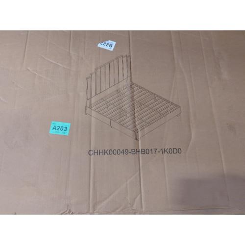 Duncanville Upholstered King Platform Bed, Cream