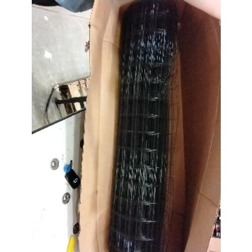 24'' x 50' 1inch Hardware Cloth 16 Gauge Black Vinyl Coated Welded Fence Mesh for Home and Garden Fence and Home Improvement Project (24'' x 50')