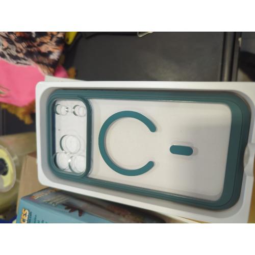 Miracase for iPhone 17 Pro Max Case 6.9 Full-Body Phone Case with Built-in Glass Screen Protector& Full Camera Protector,[Magnetic with MagSafe] Drop Proof 17 ProMax Cover, Green