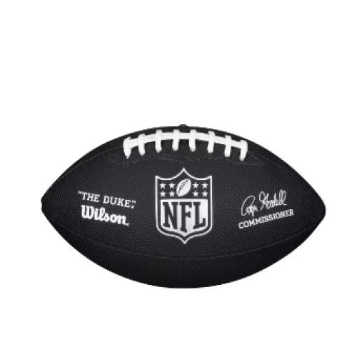 Wilson NFL Mini Football - Black: Synthetic Leather, Butyl Bladder, Sports Ball for Kids & Youth