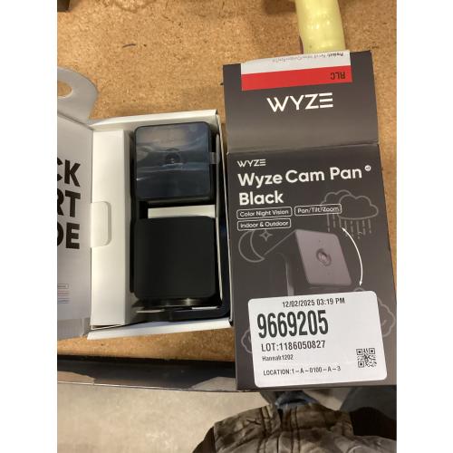 Pan V3 Wired Indoor/Outdoor 1080P HD Home Security Camera with Privacy Mode, Black
