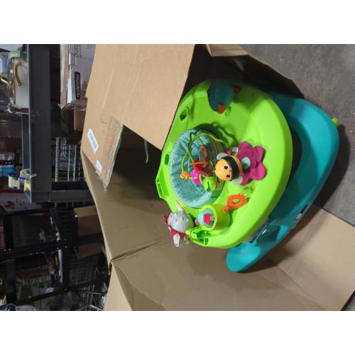 Tiny Love 4-in-1 Here I Grow Mobile Activity Center, Baby Walkers and Activity Center, Baby Activity Center with Interactive Toys and Developmental Activities, Meadow Days