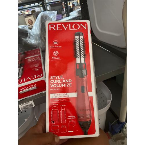 Revlon 1200W Perfect Style Hot Air Kit | Style, Curl, and Volumize, 3 Piece Set