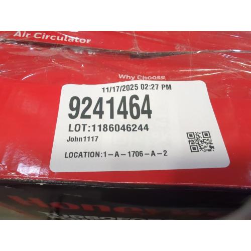 Honeywell Size  10.9 in. H Color White 3 speed Air Circulator Fan