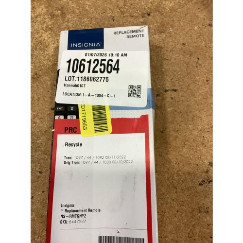 Insignia™ - Replacement Remote for Sony TVs - Black