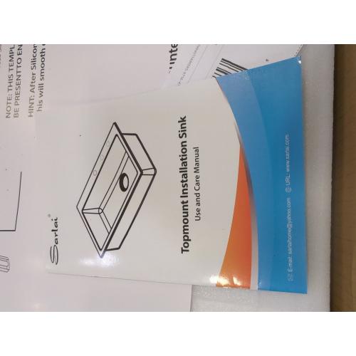 Sarlai 33 Inch Composite Granite White Kitchen Sink - 33x22 Inch Kitchen Sink Workstation Drop In Topmount Sinks Granite Quartz Sinks Single Bowl Above Counter Basin