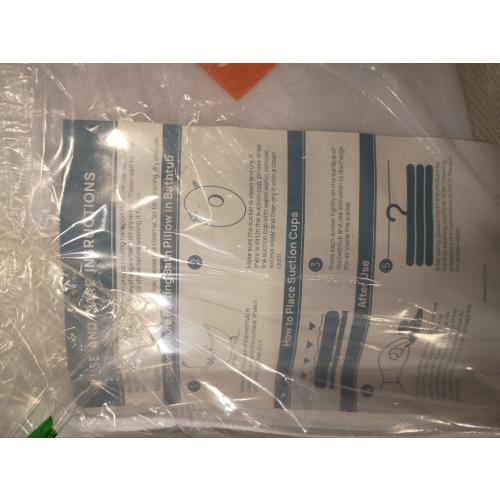 Bath Pillow Bathtub Pillow, Luxury Bath Pillows for Tub Neck and Back Support, Bath Tub Pillow Headrest with Soft 4D Mesh Fabric and Non-Slip Suction Cups, Relaxing Bath Accessories Spa Gifts