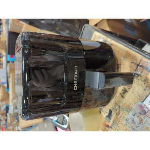 CHEFMAN 2 Qt Mini Air Fryer – Digital Space-Saving Compact Air Fryer with Nonstick and Dishwasher Safe Basket, Quick & Easy Meals in Minutes, Features Digital Timer and Shake Reminder – Black