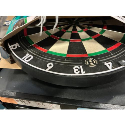 Harrows Quadro Dart Board - Unique 3 Scoring Zones, 240 Max Score, Ultra Thin Wire, Compatible with Stand & Lighting