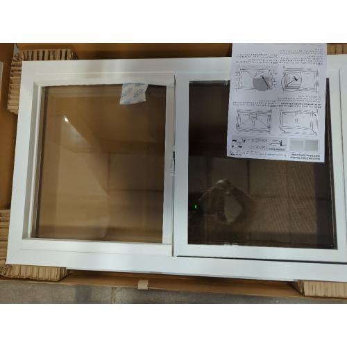 31.75 in. x 19.75 in. Left-Hand Single Sliding Vinyl Window with Dual Pane Insulated Glass - White
