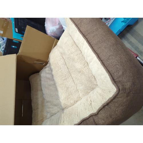 Bedsure Orthopedic Dog Beds Large Sized Dog - Extra Thick Supportive Large Dogs Bed with Waterproof Washable Cover, L Plus Comfort Pet Bed Sofa with Soft Plush Sherpa and Nonskid Bottom, Brown, 38