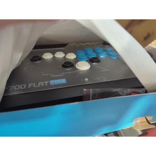 MAYFLASH F700 FLAT Elite Wireless Arcade Stick Leverless All Button Controller with Sanwa buttons Compatible with PS5, PS4, PC, Xbox Series S/X, Switch/Switch 2 Support Bluetooth, 2.4G and Wired