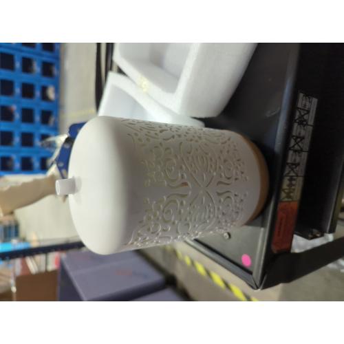 Earnest Living Essential Oil Diffuser White Ceramic Diffuser 100 ml Timers Night Lights and Auto Off Function Home Office Humidifier Aromatherapy Diffusers for Essential Oils