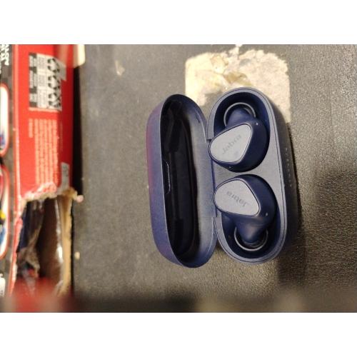 Jabra Elite 4 True Wireless Earbuds - Active Noise Cancelling Headphones - Discreet & Comfortable Bluetooth Earphones, Laptop, iOS and Android Compatible - Navy (Renewed)