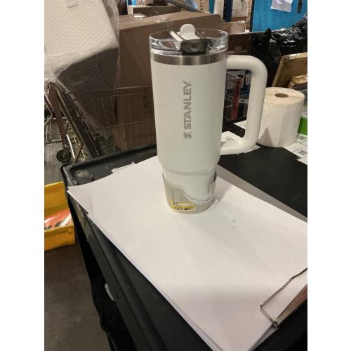 STANLEY Quencher ProTour Flip Straw Tumbler with Leakproof Lid 40 oz | Built-In Straw and Handle | Cup Holder Compatible for Travel | Insulated Stainless Steel Cup | BPA-Free | Frost