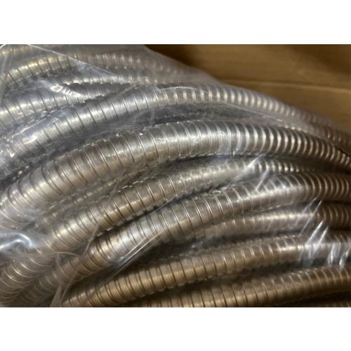 200 ft Stainless Steel Garden Hose - 2025 Upgraded Metal Water hose - Flexible Water Hose Pipes with Latex Core, 3/4 Solid Brass Connector - No-Expandable Garden Hoses