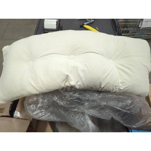 Patio Bench Cushion, Indoor/Outdoor Non-Slip Water Resistant Long Seat Pads, Tufted Loveseat Cushion for Swing, Settee, Window, Garden, Wicker, Front Porch (Olefin Beige)