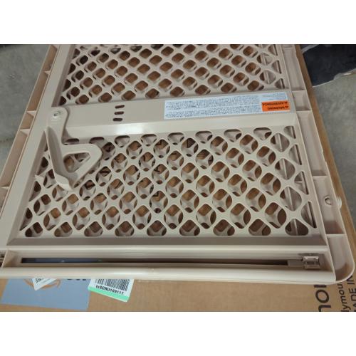 Toddleroo by North States - Supergate Ergo Baby Gate: Plastic Baby Gate for Stairs & Doorways - Adjustable Indoor Safety Gate - Made in USA - 26 to 42 Inches Wide - 26 Inches Tall - Sand