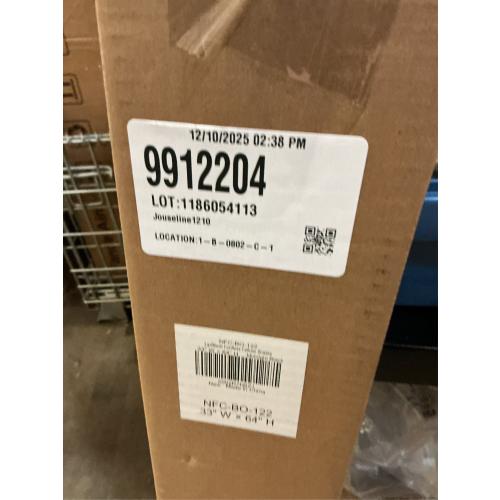 LazBlinds Cordless Cellular Shades, No Tools No Drill Blackout Honeycomb Shades Pleated Blinds for Windows, 33 W x 64 H, Midnight Black