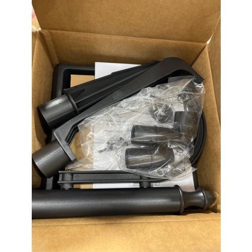 Solar Lamp Post Light with Planter, Outdoor Solar Lights with Crackle Glass, Matte Black Outdoor Flower Pots, 2 in 1 Solar Post Lights Waterproof for Porch Garden Patio