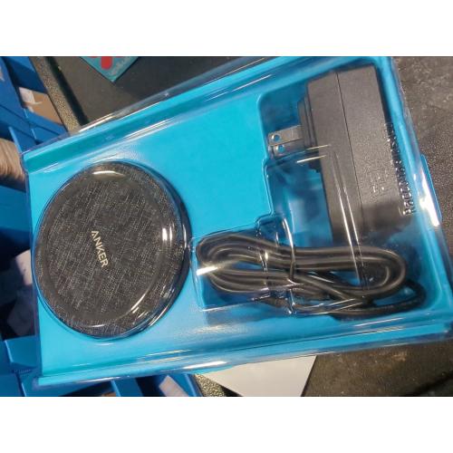 Anker PowerWave II 15W Qi Wireless Charging Pad (w/ Wall Charger) - Black