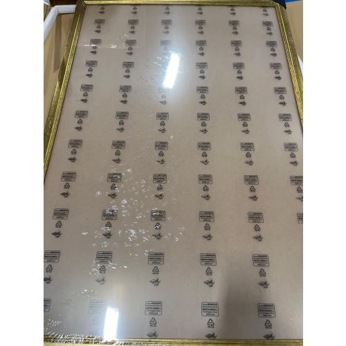 Wood 24x36 Poster Frame Gold, Ornate Natural 36x24in Picture Photo Frame, Modern Golden 24 x 36inch Gallery Wall Frame with HD Plexiglass, Horizontal Vertical Wall Mounting Display 1pcs