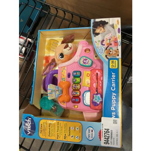 VTech Cutie Paws Puppy Carrier, Pink