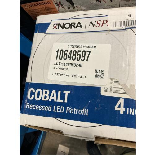 4 Cobalt Retrofit Reflector, 4000K, White, Nora NLCBC-451D40WW CCK0G (753814)