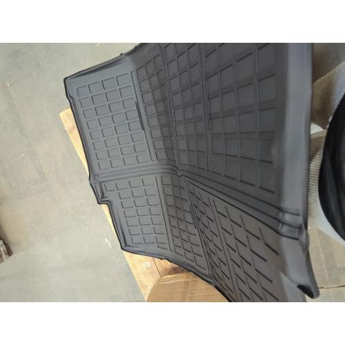 powoq Cargo Mat Compatible with 2015-2024 Ford Edge Cargo Liner Backrest Mat TPE Back Seat Protector (Only for 5-Seater) Replacement for 2015-2024 Ford Edge Accessories (Trunk Mat Backrest Mats)