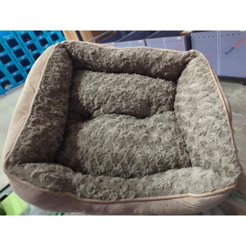 JOEJOY Rectangle Dog Bed for Large Medium Small Dogs - Washable Orthopedic Sofa Bed, Soft Breathable Puppy & Pet Cuddler, Durable Calming Dog Bed with Anti-Slip Bottom, Multiple Sizes, Beige