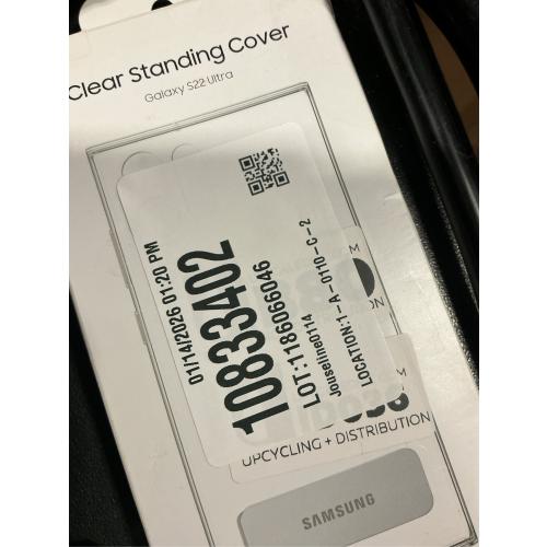Samsung Official Clear Standing Cover for Samsung Galaxy S22 Ultra - Clear