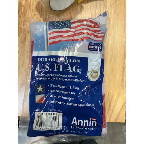 3 ft. x 5 ft. Nylon U.S. Flag with Embroidered Stars