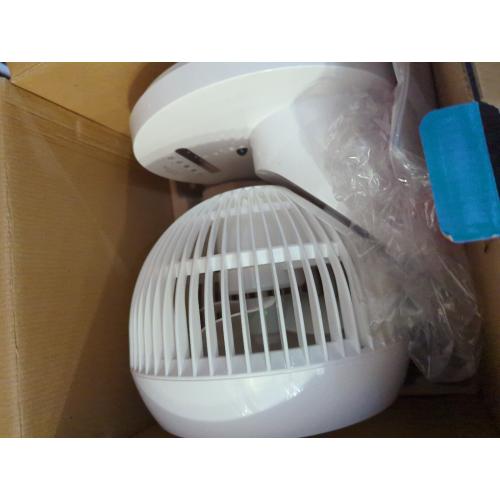 IRIS WOOZOO 360° Oscillating Fan with Remote & Timer, 3 Speed Settings, White