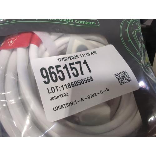 Wyze Floodlight Cam Plug-in Mount for Wyze Floodlight Cameras v1/v2/Pro, Electrical Box with 20ft Weather-Resistant Outdoor Power Cable, Easy Installation (White)