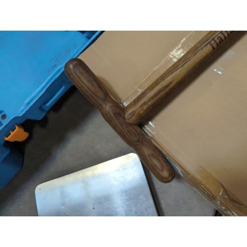 Long Handled Bulb Planter Tool, 37'' Bend-Proof Stainless Steel Bulb Planter, 4'' Depth Marks Long Handled Hole Digger, Bulb Planter with Comfortable T-Shaped Long Wood Handle for Planting Tulips