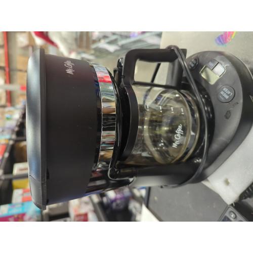 Mr. Coffee 5-Cup Programmable Coffee Maker Black: Drip Coffee Machine, Electric, Dishwasher-Safe, Paper Filter, 25 oz Capacity