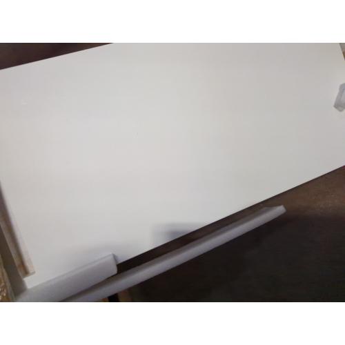 Bamboo Dual Monitor Stand Riser White, 2-Tier Desk Monitor Riser for 2 Monitors, Supports for PC Computer Monitor, Printer, Heavy TV Riser up to 300 lbs, White