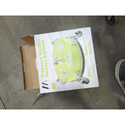 M MINGLE 14'' Pressure Washer Surface Cleaner Attachment, Driveway Power Washer Accessory with 2 Extension Wand, 1/4 Quick Connect, 4000 PSI