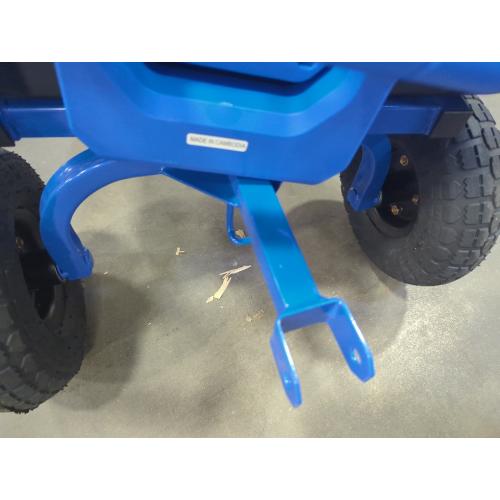 Color Black and Blue Kobalt 4.0-cu ft Poly Yard Cart